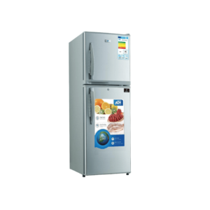 ADH 276L Fridge, Double Door Top Mount Freezer Defrost Refrigerator – Silver